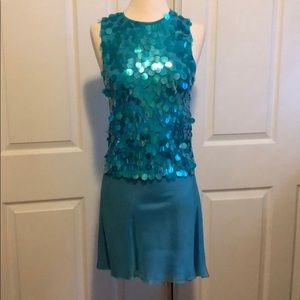 Laundry by Shelli Siegel sequined cocktail dress
